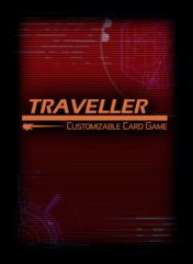 Traveller CCG: Red Traveller Logo Sleeves